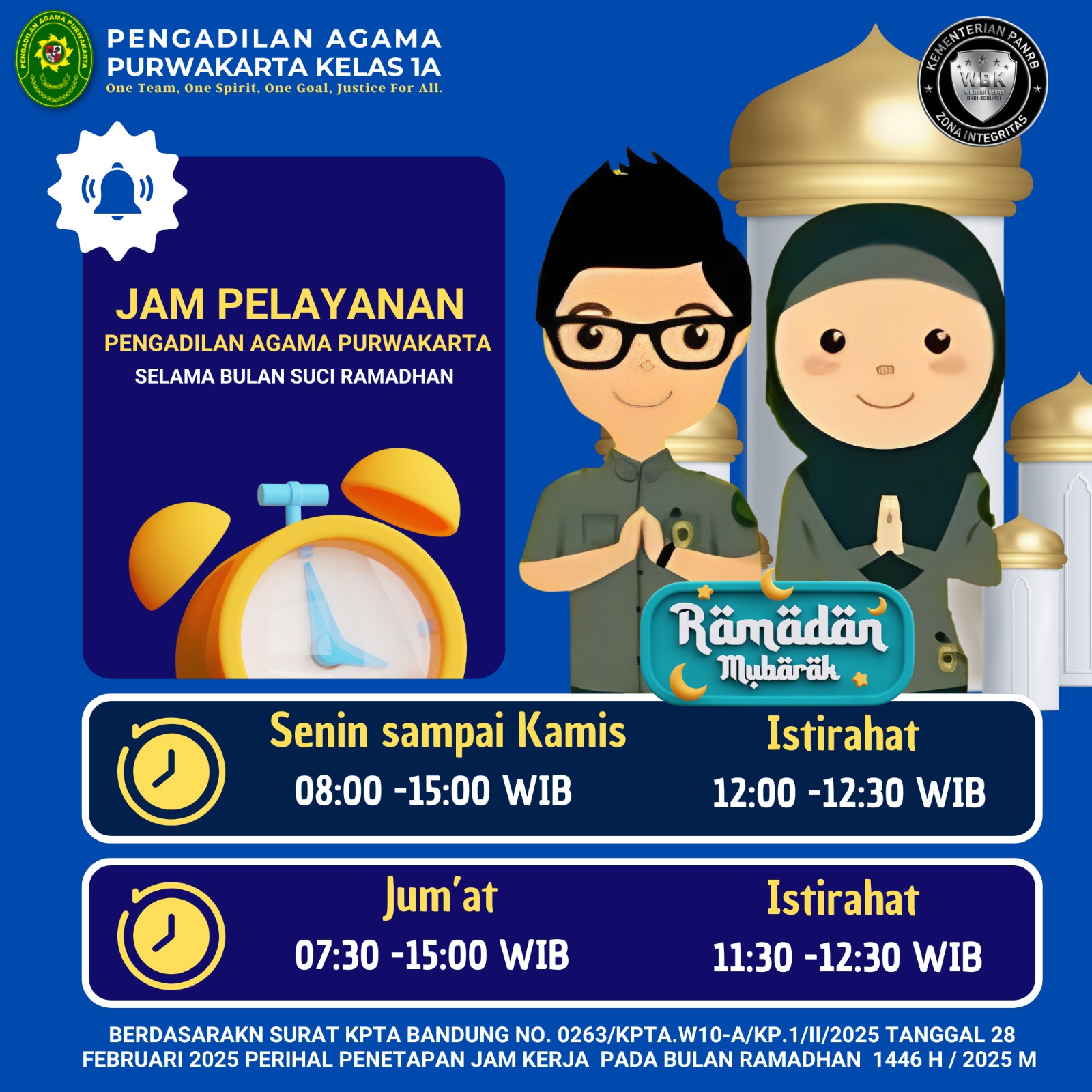 jam kerja puasa